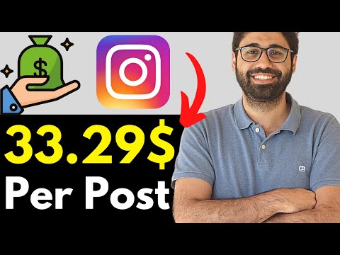 Ganhe 33,29 $ por postagem – A maneira mais fácil de ganhar dinheiro online com o Instagram..